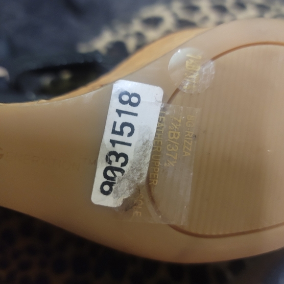 BCBG Wedge Cork heels snakeskin sandals - BG-Rizza - Picture 3 of 6